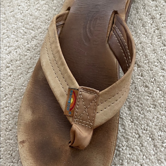 Rainbow Tan Women's Flip Flops - Picture 6 of 7